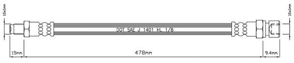 Brake Hose (VBH787)