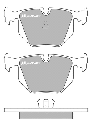 Brake Pad Set, disc brake (LVXL777)