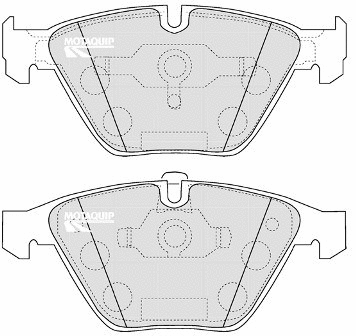 Brake Pad Set, disc brake (LVXL1168)