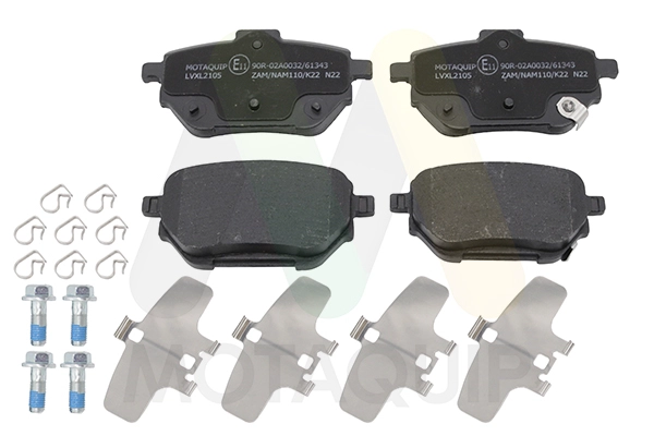 Brake Pad Set, disc brake (LVXL2105)