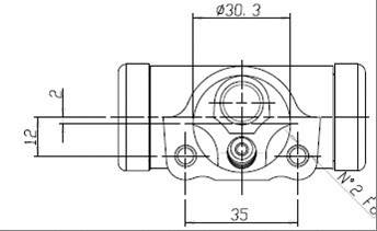 Wheel Brake Cylinder (VWC802)