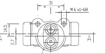 Wheel Brake Cylinder (VWC353)