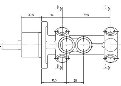 Brake Master Cylinder (VMC149)