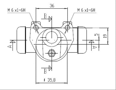 Wheel Brake Cylinder (VWC475)
