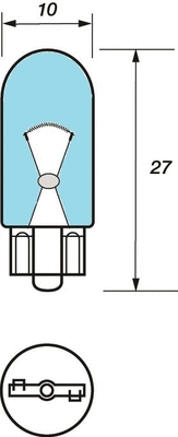 Bulb, direction indicator (VBU501B)