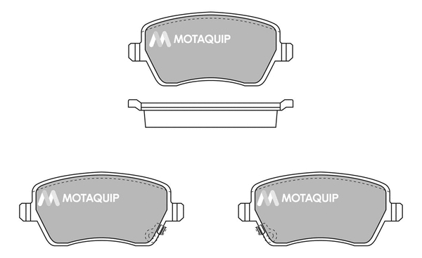 Brake Pad Set, disc brake (LVXL1710)