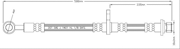 Brake Hose (VBJ586)