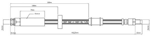 Brake Hose (VBJ204)