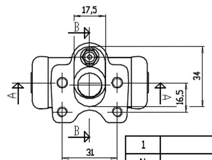 Wheel Brake Cylinder (VWC735)