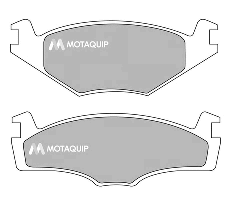 Brake Pad Set, disc brake (LVXL377)