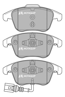 Brake Pad Set, disc brake (LVXL1405)