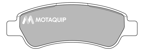 Brake Pad Set, disc brake (LVXL1341)