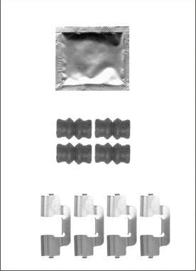 Accessory Kit, disc brake pad (LVMK1113)