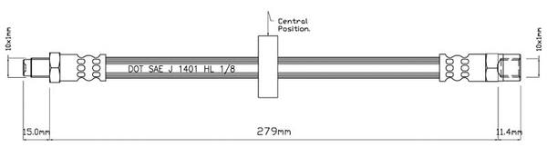 Brake Hose (VBH753)