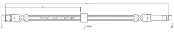 Brake Hose (VBJ260)