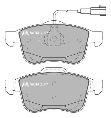 Brake Pad Set, disc brake (LVXL1693)