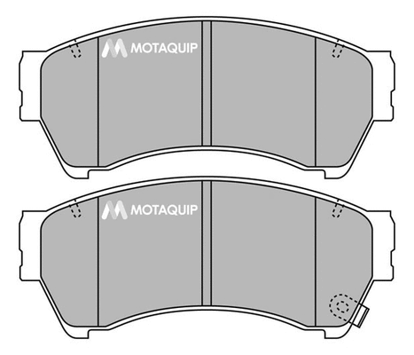 Brake Pad Set, disc brake (LVXL1382)