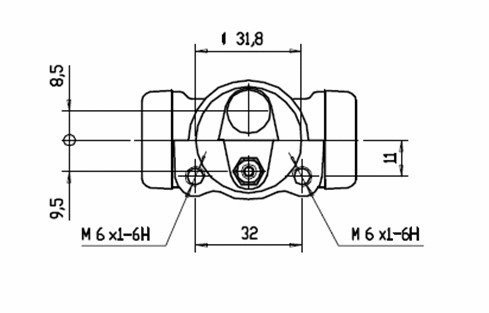 Wheel Brake Cylinder (VWC453)