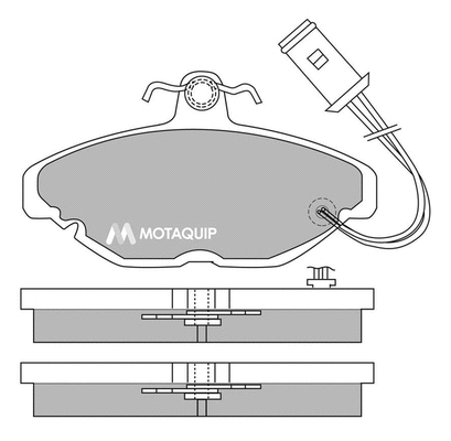Brake Pad Set, disc brake (LVXL303)
