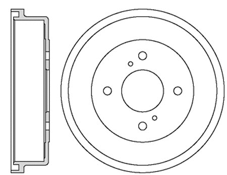 Brake Drum (VBE645)