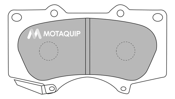 Brake Pad Set, disc brake (LVXL1106)