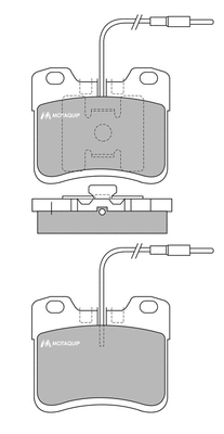 Brake Pad Set, disc brake (LVXL667)