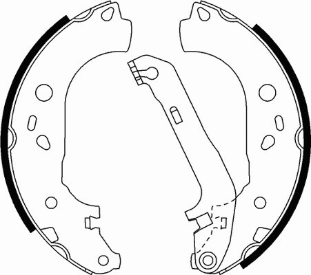 Brake Shoe Set (LVBS807)