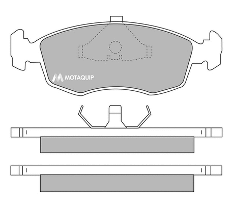 Brake Pad Set, disc brake (LVXL519)