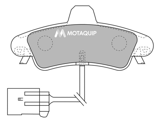 Brake Pad Set, disc brake (LVXL1045)