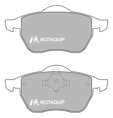 Brake Pad Set, disc brake (LVXL293)