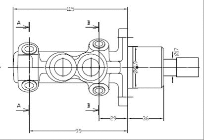 Brake Master Cylinder (VMC232)