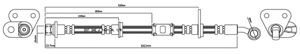 Brake Hose (VBH862)