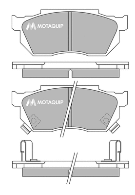 Brake Pad Set, disc brake (LVXL365)