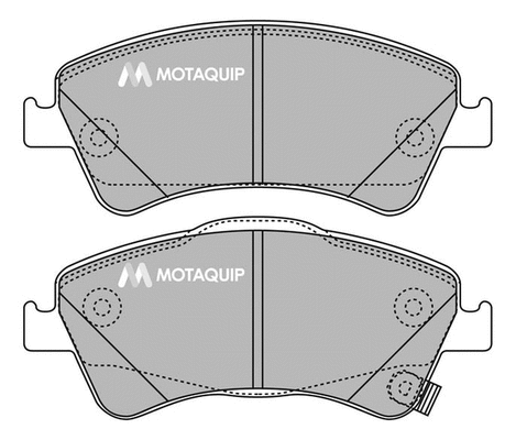 Brake Pad Set, disc brake (LVXL1432)