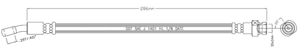 Brake Hose (LVBH1487)