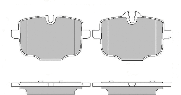 Brake Pad Set, disc brake (LVXL1685)