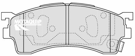Brake Pad Set, disc brake (LVXL1209)