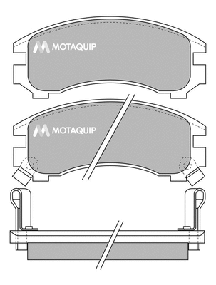 Brake Pad Set, disc brake (LVXL841)