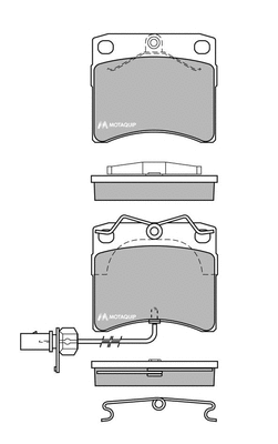 Brake Pad Set, disc brake (LVXL657)