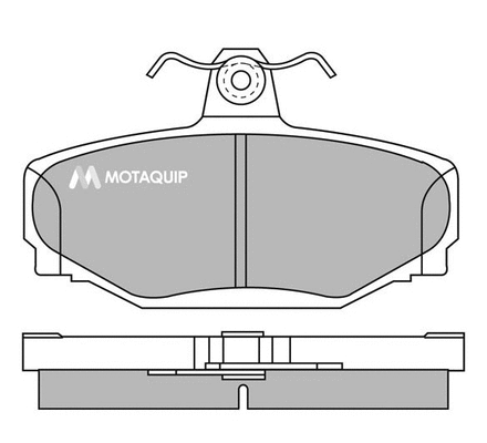 Brake Pad Set, disc brake (LVXL619)