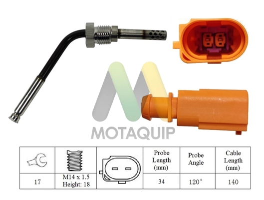 Sensor, exhaust gas temperature (LVET407)