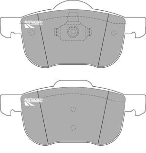 Brake Pad Set, disc brake (LVXL635)