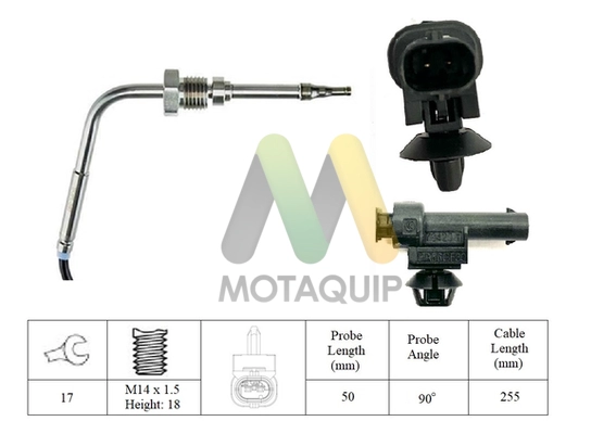 Sensor, exhaust gas temperature (LVET387)