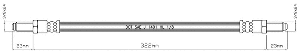Brake Hose (VBH211)