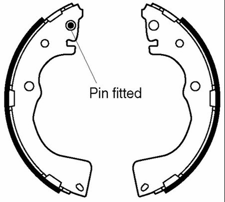 Brake Shoe Set (VBS645)