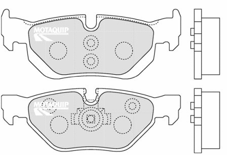 Brake Pad Set, disc brake (LVXL1258)