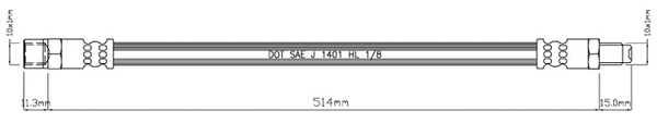 Brake Hose (VBJ521)