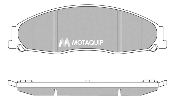 Brake Pad Set, disc brake (LVXL1376)