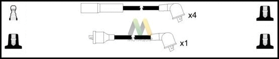 Ignition Cable Kit (LDRL1814)