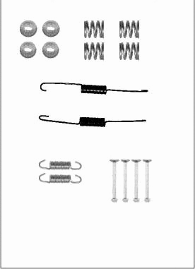 Accessory Kit, brake shoes (LVMK1129)